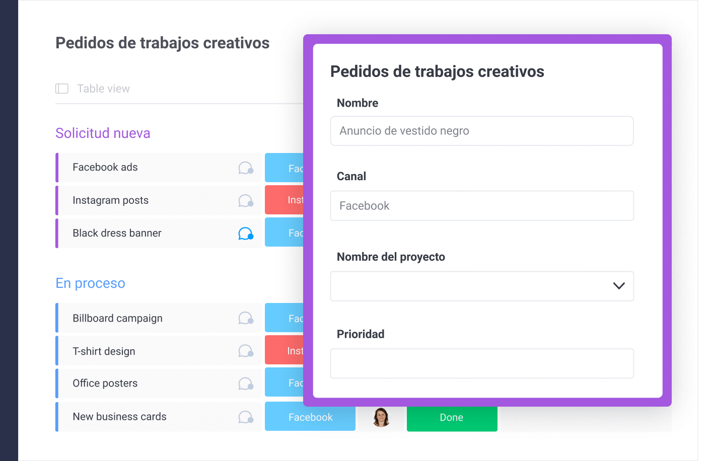 Marketing Management Software for Creative Requests